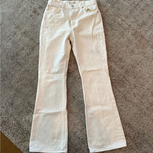 Nili Lotan bootcut/Flare off-white Jeans with flaws